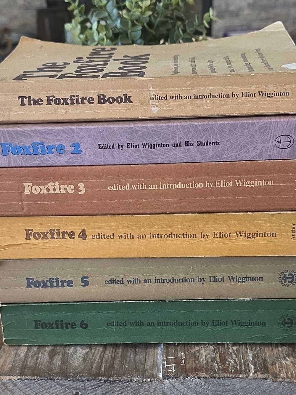 Foxfire Vintage Book Set - Multicolor Softcover Collection, Books 1-6